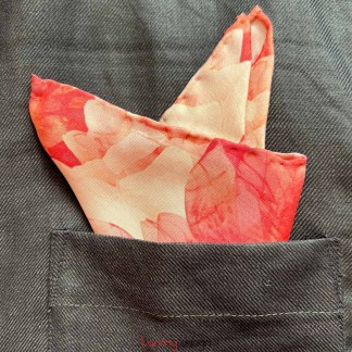 Khăn lụa vuông pocket square - M14 - 27*27 cm